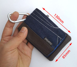 法国创意零钱包车钥匙袋可爱硬币包拉链帆布牛仔迷你小零钱包袋