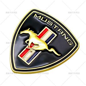 新款野马叶子板车贴蒙迪欧野马改装车标飞马车身贴金属贴尾标贴