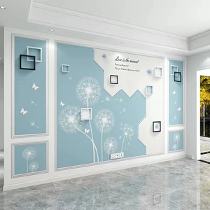 简约2024新款壁画电视背景墙壁纸自粘墙贴客厅3D线条墙布影视墙纸