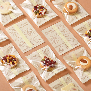 雪花酥包装袋机封袋饼干牛轧糖纸曲奇专用糖果自封袋子小烘焙封口