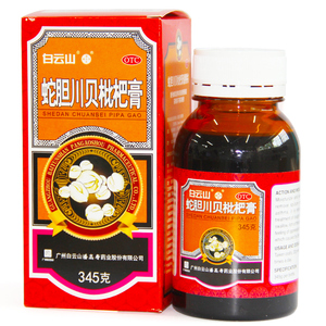 潘高寿 蛇胆川贝枇杷膏 345g 润肺止咳化痰咳嗽糖浆