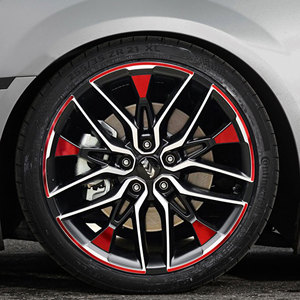 适用于起亚kxcross轮毂贴纸改装凯绅配件焕驰装饰贴汽车用品反光