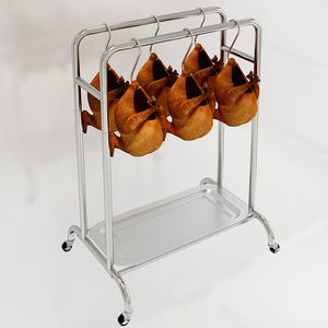 0014人付款天猫挂烧腊架不锈钢烤鸭架烤鸡腊肉烤鹅晾鸭坯沥油水架厨房