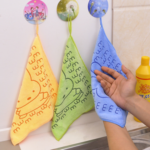 超细纤维擦手抹布加厚洗碗布吸水毛巾小方巾厨房清洁百洁布搽手巾