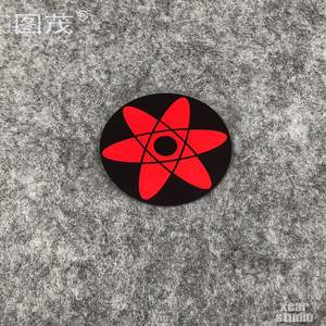 火影忍者写轮眼合集三勾玉万花筒眼睛标志反光防水贴纸