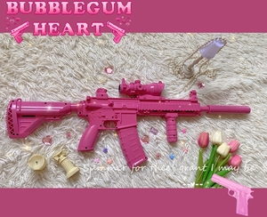 粉色m4吃鸡粉色m416道具软妹粉色lo枪原宿cos多色拍摄道具