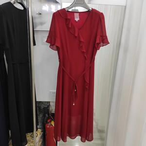 天之娇妹总店淘宝万里红 2022夏季新款女装时尚收腰