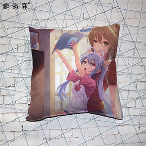 悠哉日常大王 宫内莲华 动漫周边方形抱枕靠垫枕头含枕心