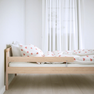 宜家ikea辛格莱儿童床架实木床经济型北欧白茬包邮singlar