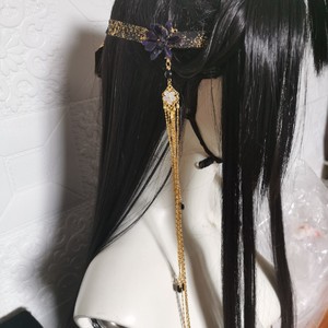 九里红妆古风抹额额饰带流苏