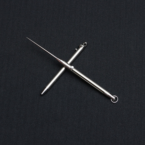 edc钛合金牙签隐藏伸缩防狼暗器便携武器剔牙神器tc4防身针户外