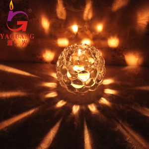 欧式玻璃烛台家居饰品透明圆形方形浪漫婚礼婚庆蜡烛台送10个蜡烛