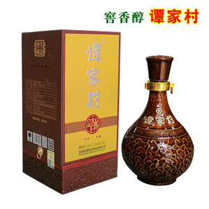 恩施谭家村1斤装窖香醇坛装礼盒酒 宣恩谭家村苞谷酒 50度荞麦酒