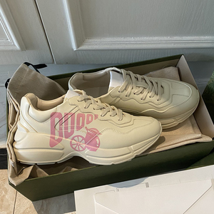 库奇2022新款夏季g家休闲运动潮流老爹鞋男士ins潮鞋厚底增高鞋子