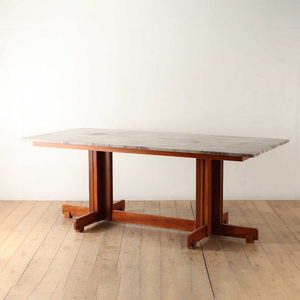 丹麦中古全实木餐桌北欧复古樱桃木家用长方形饭桌大板黑胡桃木桌