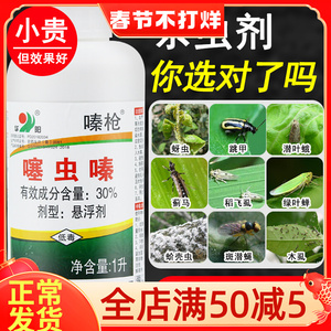 农药噻虫嗪杀虫剂蔬菜小麦果树蚜虫白粉飞虱蓟马小黑飞专用杀虫药