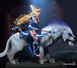 dota2纯金月神玉面米拉娜老虎白虎ti10天陨旦不朽金头现货