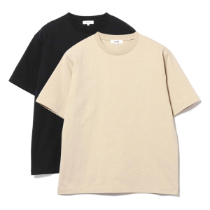 beams dot 经典纯色简约宽松加厚短袖t恤 46-04-0001-147