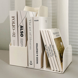 桌面书立文件架办公文件收纳架书桌书本挡板固定书夹收纳盒置物架