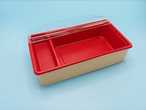 中化一次性餐盒日式折箱新品日式盖饭高档创意便当盒鳗鱼饭仿木制