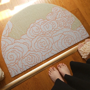 381人付款天猫门垫脚垫红色喜庆大门外地毯祥云欢迎光临入户地垫进