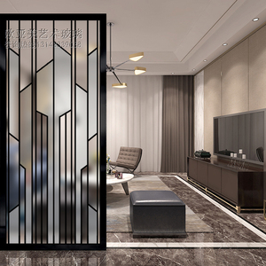 艺术玻璃屏风隔断花格