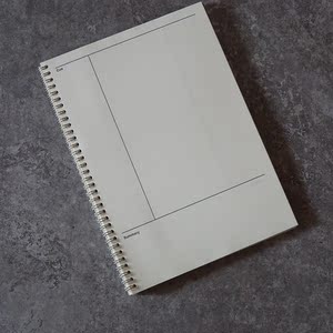 胖小姐 a4 康奈尔笔记法 5r笔记本 记事本 草图本  100页 空白版