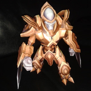 神族狂战士星际争霸3d纸模型diy手工益智玩具手办摆件装饰