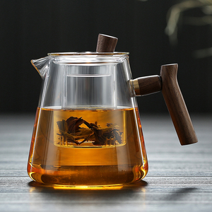 玻璃茶壶单壶过滤茶水分离耐高温功夫花茶壶煮茶泡茶壶茶具套装
