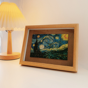 梵高星空拼图 高难度成人150片试管拼图休闲玩具桌面装饰节日礼品