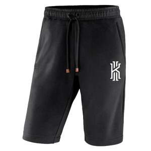 夏季凯尔特人欧文logo标志刺绣球裤训练裤纯棉篮球休闲运动短裤