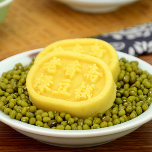 上海特产老香斋绿豆糕传统老糕点城隍庙特色风味字号美食小吃500g