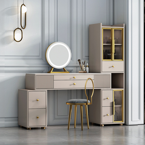 梳妆台卧室现代简约主卧欧式风格公主奢华2021年新款轻奢高级小型1人