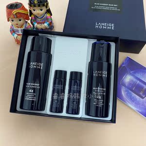 韩国新款兰芝男士水乳套装深海焕能护肤品套装深层控油抗皱紧致