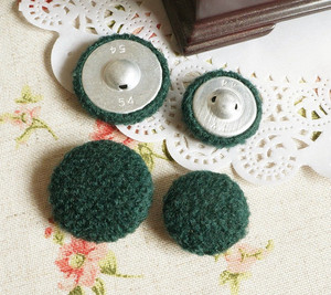j41#日单 绿色 毛线扣 包扣 扣子 纽扣 毛衣扣 大衣扣  3.5cm