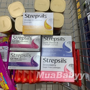 北京现货 英国Strepsils使立消蜂蜜柠檬润喉糖缓解喉咙干痛护嗓糖
