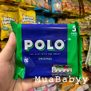 现货 英国nestle雀巢polo original/fruits水果 薄荷糖5条