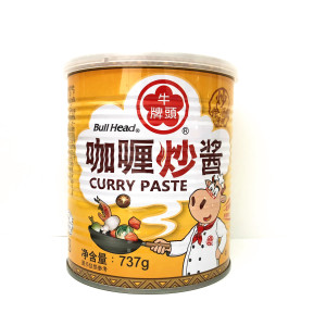 中国台湾牛头牌咖喱炒酱737g速食咖喱饭咖喱牛肉咖喱火锅用沙茶酱