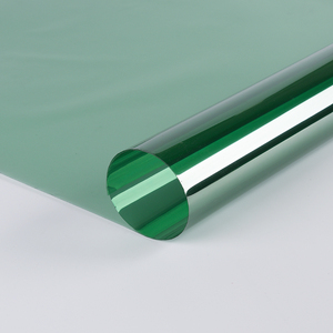 浅绿色玻璃装饰贴膜手工婚庆窗户贴纸遮光防晒隔热彩色玻璃纸透明