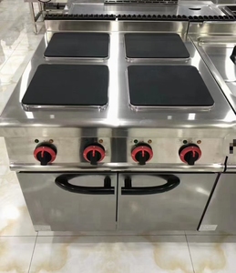 电热四头煮食炉连焗炉 光波炉 商用 大型厨房方形炉 电磁炉带烤箱