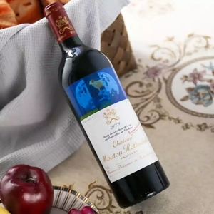法国进口红酒 1855列级庄一级庄 木桐酒庄正牌干红葡萄酒 2008年