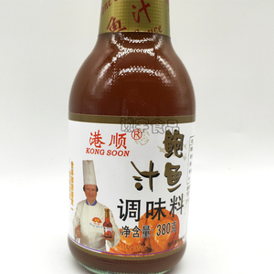 港顺鲍鱼汁整箱380gx12瓶鲍汁海参调料捞饭拌面调味料酱汁