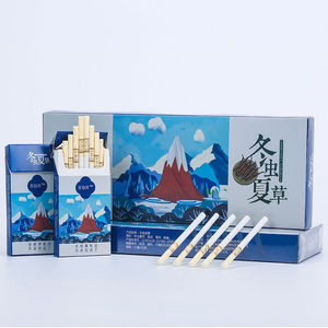茶境界冬虫夏草凤凰水仙茶烟点燃型替烟良品一条装茶制代烟品专卖