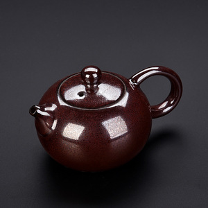 初瓷相见旗舰店天猫初瓷相见功夫茶壶陈为椿火龙天目窑变建盏茶壶