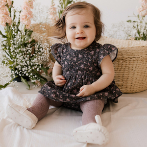 2022秋季新品 新西兰jamie kay碎花灯芯绒纯棉宝宝女童背带连体裤