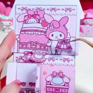 人换装纸娃娃春季衣橱游戏书安静书材料包手工自制玩具书53人付款48