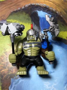 乐高lego 漫威超级英雄人仔 战斗装绿巨人 sh413 出自76088 雷神