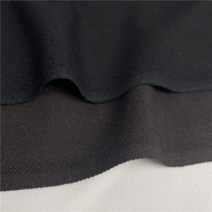 重磅加厚黑色高支精纺羊毛呢斜纹面料高端定制柔软毛尼风衣布料