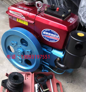 r176 卧式水冷柴油机 5匹马力 手摇起动柴油机