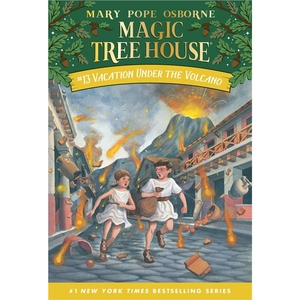 神奇树屋 英文原版Magic tree house #13:Vacation Under the Volcano美国中小学生课外阅读物儿童桥梁章节书籍小说 外文书店